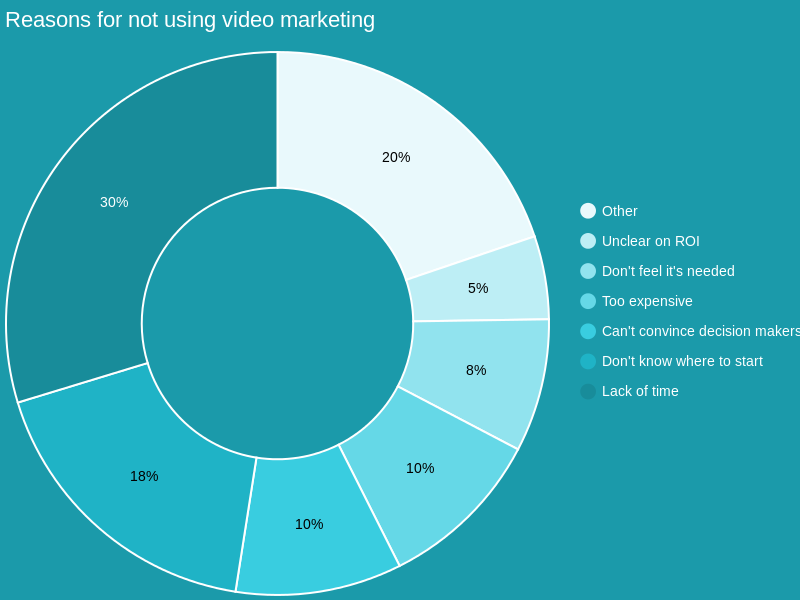 SOVM23 - Reasons for not using video marketing